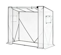 WOLTU Invernadero para Tomates PE, Translúcido, Blanco, 200x77x146/169cm | Impermeable; Polivalente; Todo Tiempo; Jardín/Terraza; Para Plantas