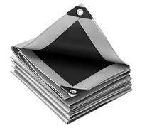 WOLTU Lona de Protección con Ojales Anti-UV 280g/m² 4x5m Gris-Negro