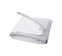 WOLTU Lona de Protección con Ojales Anti-UV 280g/m² 6x8m Blanco | 280g/m²; PE; anti-UV; resistente a la lluvia; con ojales; para barcos/auto/piscina
