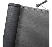 WOLTU Pantalla de Privacidad 2x10 m, Pantalla HDPE 150 g/m² para Balcón Jardín, Protección de Privacidad Recortable, Resistiente al Viento y Polvo, Protección UV, Antracita