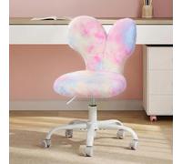 WOLTU Silla Escritorio Infantil, Silla Estudio, Rosa Multicolor