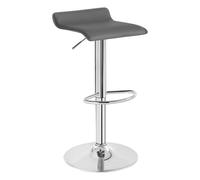WOLTU Taburete Cocina Giratorio 360°Altura Ajustable, Gris