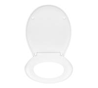 WOLTU Tapa de WC Tapa de Inodoro Asiento de Inodoro Bisagra de Cierre Suave Instalar Rápida