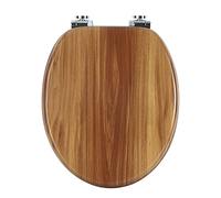 WOLTU Tapa de WC Tapa de Inodoro Asiento de Inodoro Bisagra de Cierre Suave Instalar Rápida