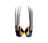 Wolverine Claws Gloves 1:1 Wearable Wolf Claw Toy - Plastic Weapon Cosplay Props Wolverine Action Figure for Kids & Collectors