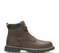Wolverine Men's Floorhand 6 Inch Waterproof Soft Toe-M Work Boot, Dark Brown, 10 M US
