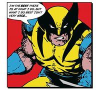 Wolverine "Soy el Mejor Canvas, Multicolor, 40 x 40 cm
