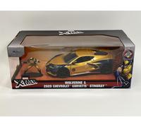 Wolverine X-Men Y 2020 Chevrolet Corvette Stingray 1:24 Jada 253225025