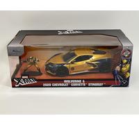 Wolverine X-Men Y 2020 Chevrolet Corvette Stingray 1:24 Jada 253225025
