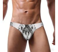 Wolves And Dream Catchers02 - Ropa interior de bikini para hombre, de talle