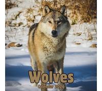 Wolves Calendar 2026: 14-Month Organizer from Nov 2025 to Dec 2026 | Perfect for Home, Office, School & Family Scheduling, For Men , Women , Girls , Boys
