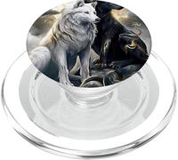 Wolves Under Moon PopSockets PopGrip para MagSafe