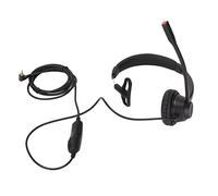 Womamaxsc Auricular telefónico monaural con Control de Volumen y silenciamiento del micrófono, Auricular empresarial de 2,5 mm para centros de Llamadas, Auricular de comunicación con