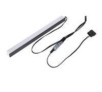 Womamaxsc Lámpara de tira magnética de acrílico LED RGB de 12 V, 16 millones de colores con controlador manual, 48 efectos de iluminación para caja de PC, compatible con la sincronización de (40CM)
