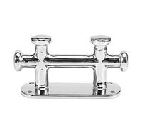 Womamaxsc Poste de Amarre Marine Double Cross Bollard, Poste de Amarre de Acero Inoxidable para Cubierta de Barco y Muelle, Poste para Cuerda de Acero Inoxidable 316 de Servicio Pesado con 6