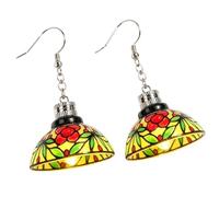 Woman Dangle Earrings - Lampshade Dangle Earrings Set, Elegant For Travel | Standard Size | Elegant Collectible Versatile Ear Ornaments | Stylish Drop Jewelry Set For Birthday, Photography, Dating
