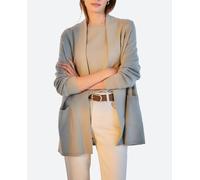 Woman El Corte Inglés Chaqueta de punto relajada de mujer 100% cashmere. Verde Salvia 44/L