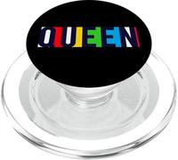 Woman Girls Black Queen Magic Graphic Tees Black Queen Magic PopSockets PopGrip para MagSafe