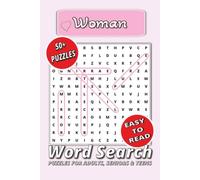 Woman Word Search Puzzle Book: Word Searches with Easy to Read Print: An Inspiring Journey Through Female Empowerment, Self-Care, Short Motivational ... | 6x9 Travel Size | Solutions Included