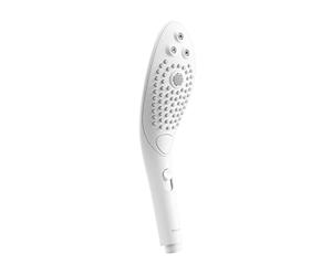 Womanizer Wave Alcachofa de ducha 2 en 1 - Masajeador con chorros de agua especiales - 3 patrones diferentes - Multifuncional con masaje de agua - Blanco
