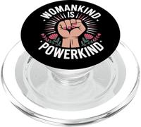 Womankind is Powerkind Women Empowerkind Women Equality Women's PopSockets PopGrip para MagSafe