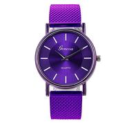 Woman's Life - Reloj de cuarzo de gama alta para mujer, cristal distinguido, azul, para mujer, aprobado por ferrocarriles, para hombre, E., talla única