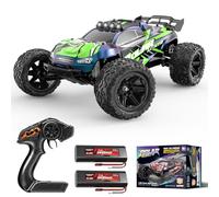 Womaqu Coche Teledirigido 1:10 para Adultos, RC Car 45 km/h RWD Todoterreno | Coche RC de 45 cm, 2 Baterías 2600mAh, Control Proporcional, Motor RC550, 2WD, para Off-Road y Exteriores, Niños 8+ y Adultos