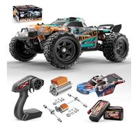 Womaqu Coche Teledirigido 1:18 4WD 40 km/h Todoterreno 4x4, Coche Radiocontrol con 2 Baterías 7.4V 1300mAh, ESC Impermeable 2.4GHz, Doble Carrocería, Transmisión Metálica para Niños y Adultos