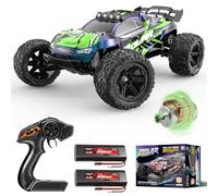 Womaqu Coche Teledirigido Adulto 1:10 2WD RWD Todoterreno, RC Car 45 km/h con 2 Baterías 2600mAh y Motor RC550, Coche RC de 45 cm con Control Proporcional, Radiocontrol Rápido para Exteriores