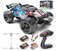 Womaqu Coche Teledirigido Adulto 1:18 4x4 Todoterreno, RC Car 40 km/h con Doble Batería 1200mAh, Transmisión Metálica Completa y Velocidad Ajustable, Coche RC Radiocontrol Portátil para Exteriores