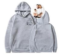 WOMB Sudadera con capucha bordada personalizada, retrato personalizado de la foto, sudadera con capucha para parejas, sudaderas a juego para parejas