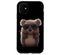 Wombat con Gafas de Sol Australia Lindo Wombat Carcasa para iPhone 11