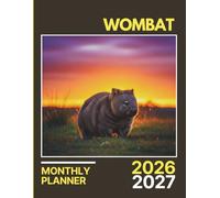 Wombat Monthly Planner 2026-2027: Two-Year Wildlife Organizer with Calendars, Budget Logs & Routine Tracking | 8.5 x 11 in - 142 Pages
