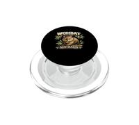 Wombat Warrior Vintage Australia Camisa Australiana PopSockets PopGrip para MagSafe