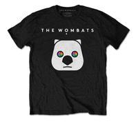 Wombats - the - T-Shirt # S Unisex Black # Rainbow Eyes