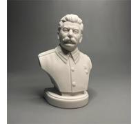 Womeet Stalin Cabeza de estatua Joseph Stalin Busto Estatua Yeso Figura Mitología Escultura Decoración de estante del hogar,decoración moderna del hogar y colección,práctica de bocetos