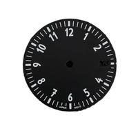WOMELF Esfera de Reloj de 28,5 MM, nuevos Accesorios de modificación de Reloj compatibles con Movimiento NH35/NH36/4R/7S (Color : Black Calendar)
