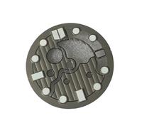 WOMELF Esfera de Reloj de 28,5mm, esferas Luminosas Verdes compatibles con Movimiento NH35/NH36 con posición de Las 3 en Punto (Color : Gray)