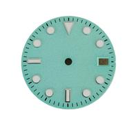 WOMELF Esfera de Reloj esmerilada de 28,5 MM, Accesorios de Reloj Modificado, esferas de Reloj for Hombre compatibles con Movimiento mecánico NH35/NH36/4R/7S (Color : Light Green)