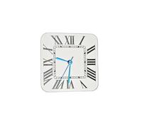 WOMELF Esfera y manecillas de Reloj cuadradas de 27mm, nuevos Accesorios for Relojes, esferas de Reloj compatibles con Movimiento automático NH35 (Color : White N Blue Hands)