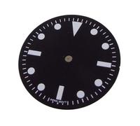 WOMELF Reloj clásico de Estilo Aviador de 29mm con Esfera y manecillas, números arábigos compatibles con Movimiento automático NH35 NH36 (Color : Only dial J, Size : For NH35 NH36)