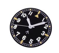 WOMELF Reloj clásico de Estilo Aviador de 29mm con Esfera y manecillas, números arábigos compatibles con Movimiento automático NH35 NH36 (Color : Dial Hands C, Size : For NH35 NH36)