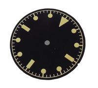 WOMELF Reloj clásico de Estilo Aviador de 29mm con Esfera y manecillas, números arábigos compatibles con Movimiento automático NH35 NH36 (Color : Only dial K, Size : For NH35 NH36)