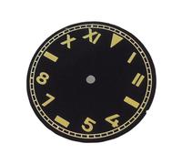 WOMELF Reloj clásico de Estilo Aviador de 29mm con Esfera y manecillas, números arábigos compatibles con Movimiento automático NH35 NH36 (Color : Only dial F, Size : For NH35 NH36)