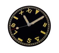 WOMELF Reloj clásico de Estilo Aviador de 29mm con Esfera y manecillas, números arábigos compatibles con Movimiento automático NH35 NH36 (Color : Dial Hands D, Size : For NH35 NH36)