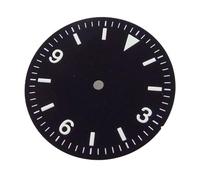 WOMELF Reloj clásico de Estilo Aviador de 29mm con Esfera y manecillas, números arábigos compatibles con Movimiento automático NH35 NH36 (Color : Only dial G, Size : For NH35 NH36)