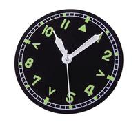 WOMELF Reloj clásico de Estilo Aviador de 29mm con Esfera y manecillas, números arábigos compatibles con Movimiento automático NH35 NH36 (Color : Dial Hands G, Size : For NH35 NH36)