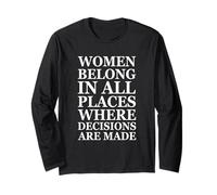 Women Belong In Places Where Decisions Are Made Feminism Manga Larga