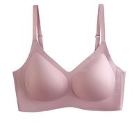 Women Bras Seamless Nursing Maternity Bra Comfortable Smooth Wireless Pregnancy Sleep Bralette, Gray, S(Pink,M)