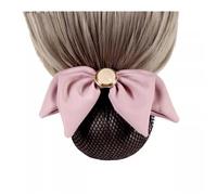Women Bun Net Female Flight Attendant Hair Plate Head Flower Hair Clip Net